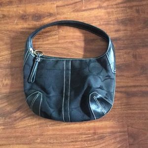 Small black Coach purse